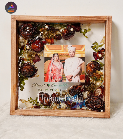Red Rose Varmala Preservation frame