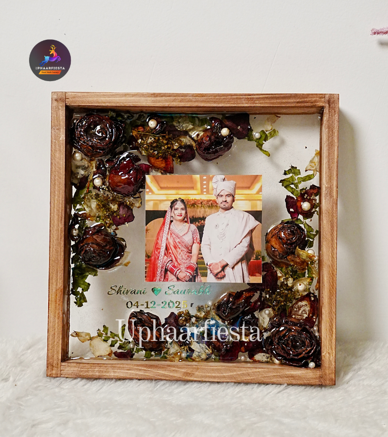 Red Rose Varmala Preservation frame