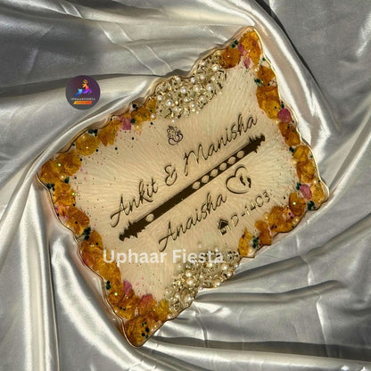 Ankit & Monisha Name Plate
