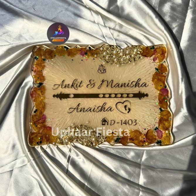 Ankit & Monisha Name Plate