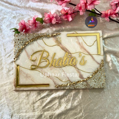 Bhatia's Resin Nameplate