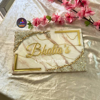 Bhatia's Resin Nameplate