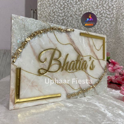 Bhatia's Resin Nameplate