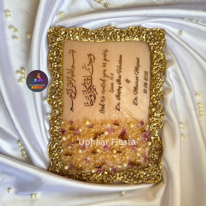 Flowral Wedding Invitation Card