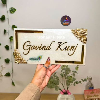 Govind Kunj Resin Nameplate