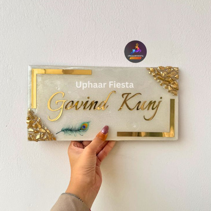 Govind Kunj Resin Nameplate
