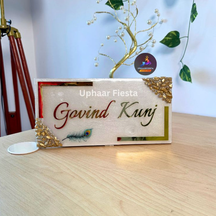 Govind Kunj Resin Nameplate