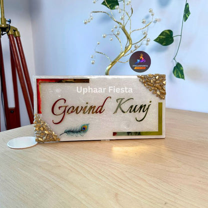Govind Kunj Resin Nameplate