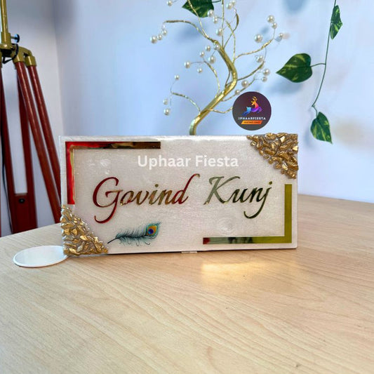 Govind Kunj Resin Nameplate
