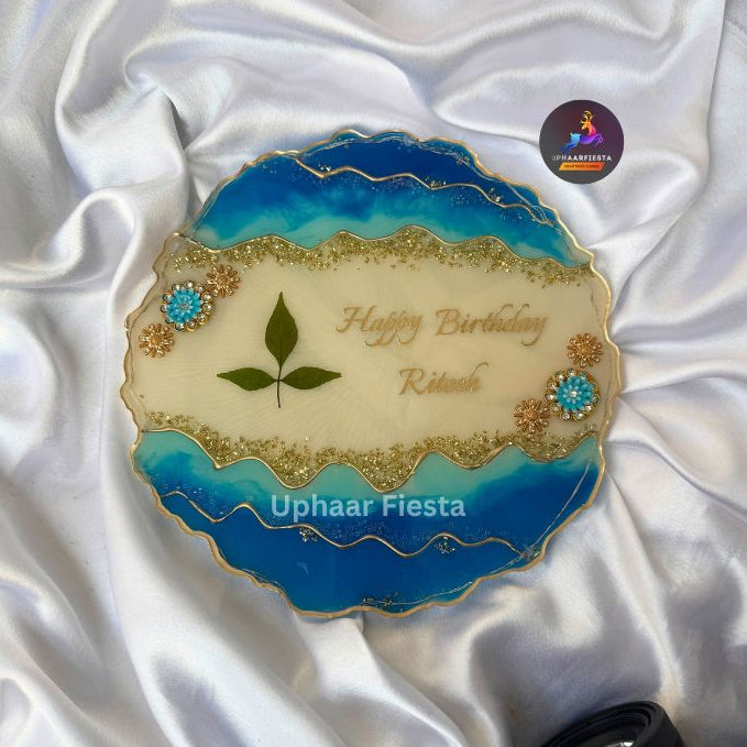 Happy Birthday Resin Nameplate