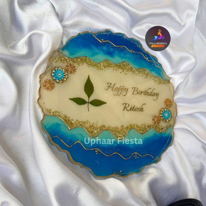 Happy Birthday Resin Nameplate