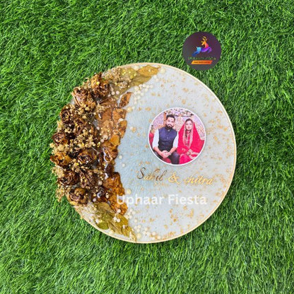 Sahil & Chitra Resin Nameplate