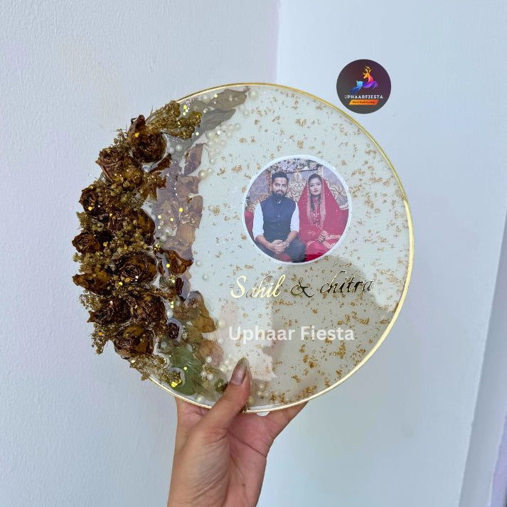 Sahil & Chitra Resin Nameplate