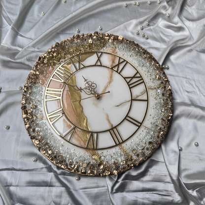 LUXURY Thunder Resin Wall Clock