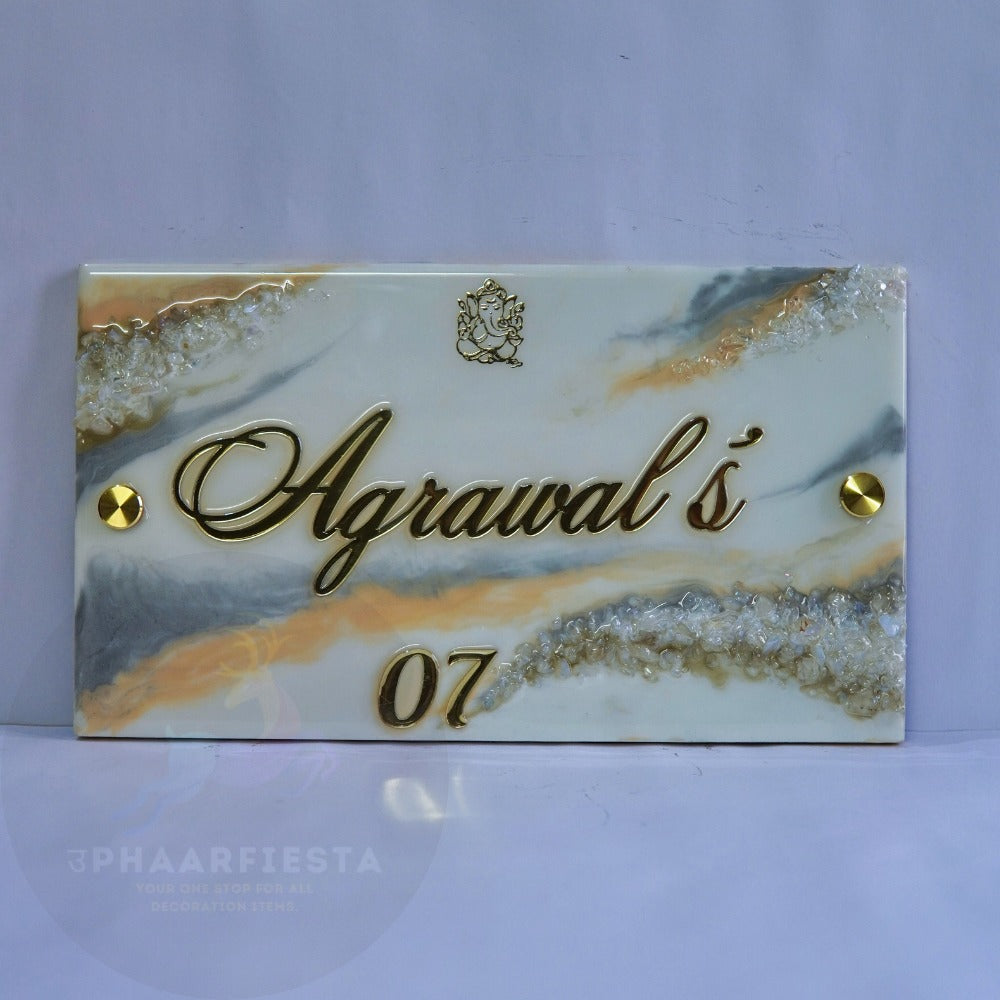 Agrawal Stone Premium Nameplate